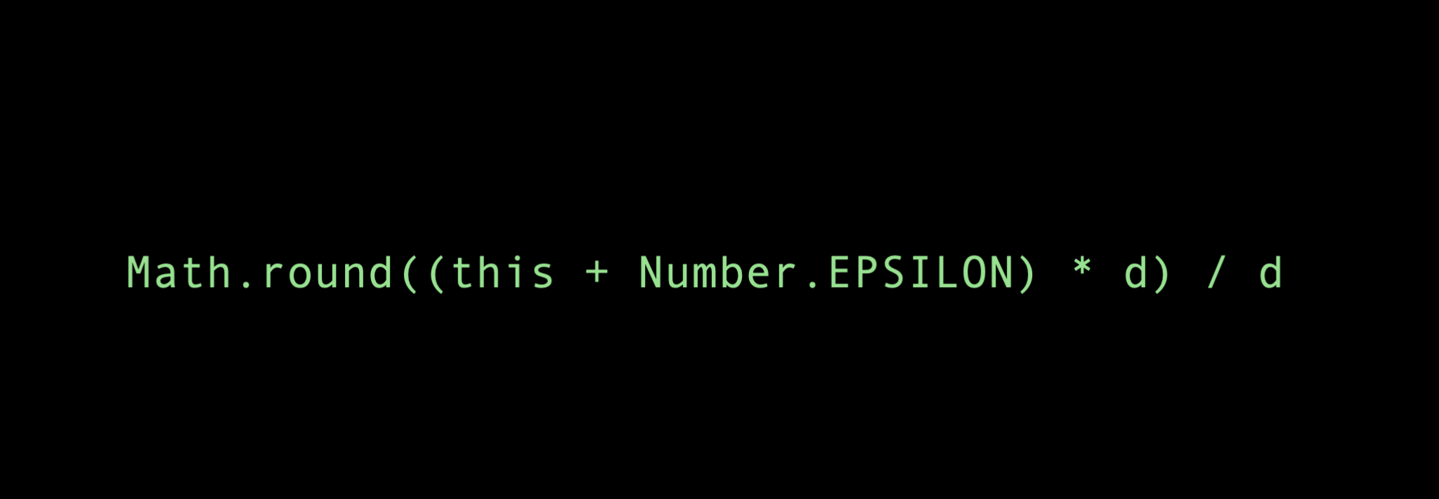 js number rounding