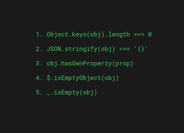 5-ways-to-test-if-javascript-object-is-empty