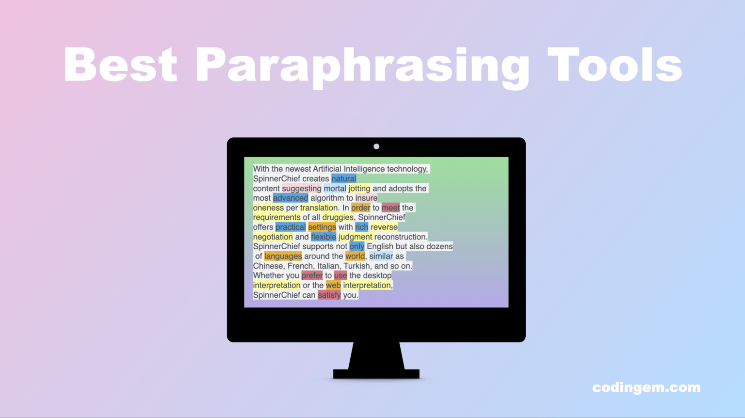 paraphrasing tool to sound more professional